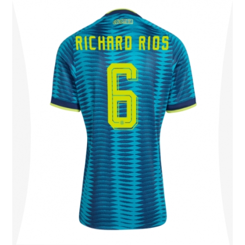 Billige Fotballdrakt Colombia Richard Rios #6 Replika Bortedrakt Dame VM 2026 Kortermet Billige Fotballdrakt Colombia Richard Rios #6 Replika Bortedrakt Dame VM 2026 Kortermet